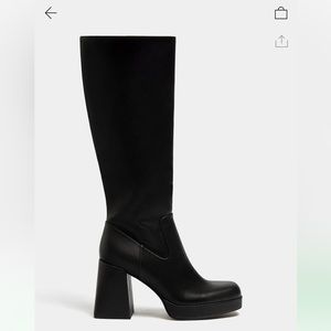 Pull & bear knee boots